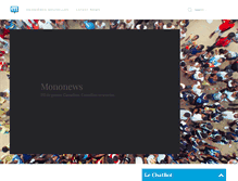 Tablet Screenshot of mononews.com